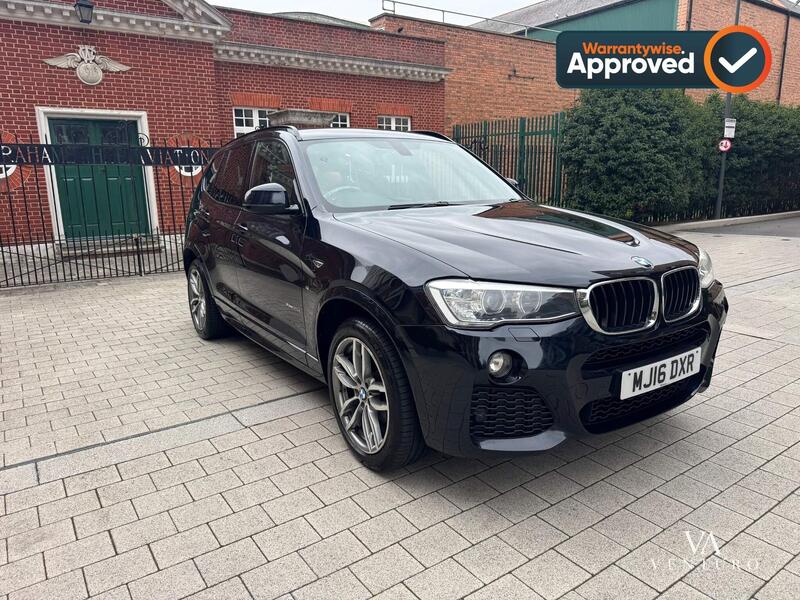 BMW X3 M Sport with Warrantywise Approved cover, prepared for sale by Venturo Auto in London